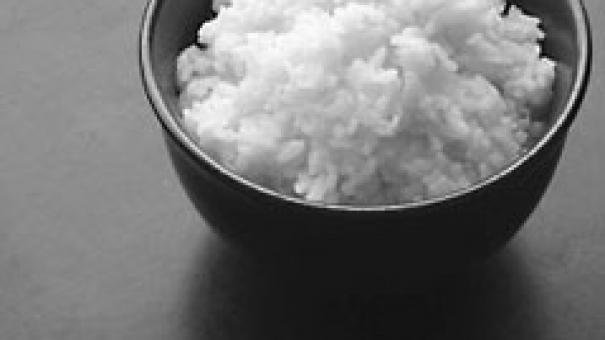El arroz blanco