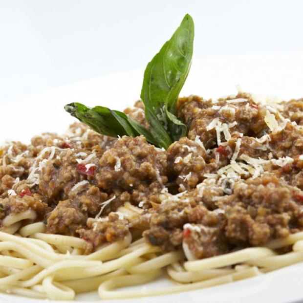 receta Spaghetti  bolognesa.