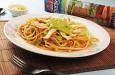 Spaghetti verduras doria con lomo ... (RECETA)