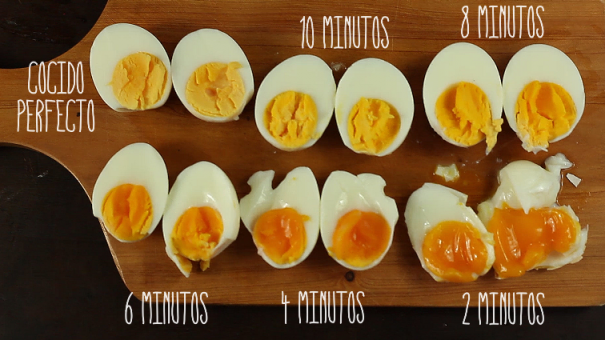 Como cocinar huevos duros