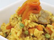 Arroz amarillo con chancho