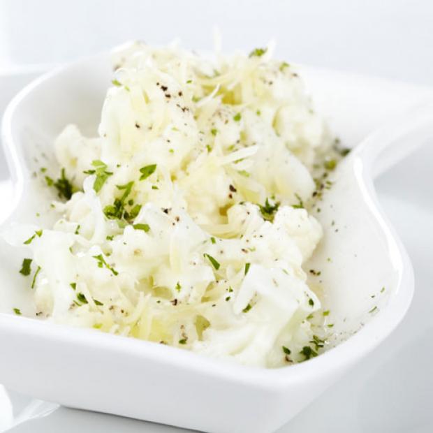 receta Coliflor con bechamel.